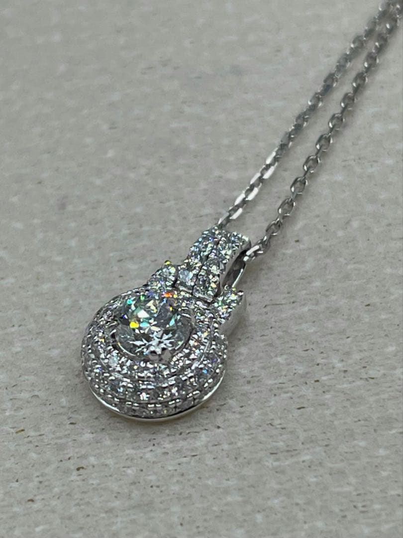 専用JB5★高級 ダイヤモンド0.41ct ネックレス GIAコピー付