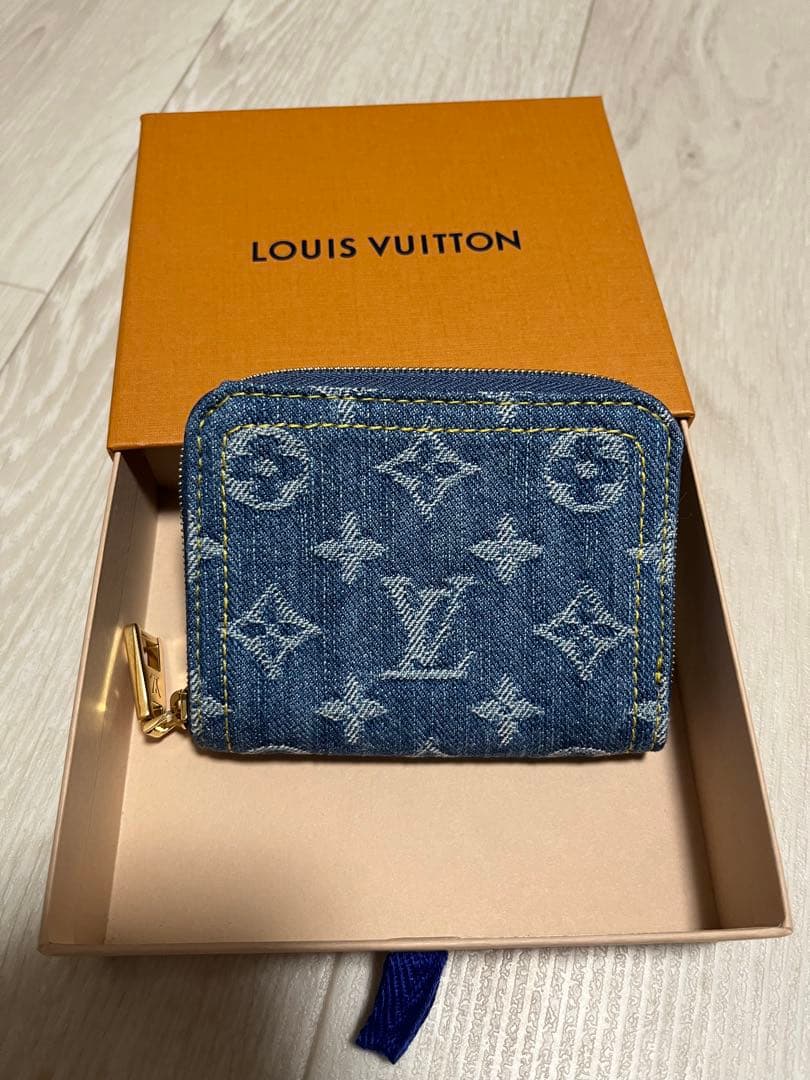 【新品未使用】ルイヴィトン　デニム　ケース　ジッピーパース