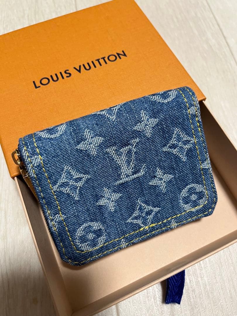 【新品未使用】ルイヴィトン　デニム　ケース　ジッピーパース