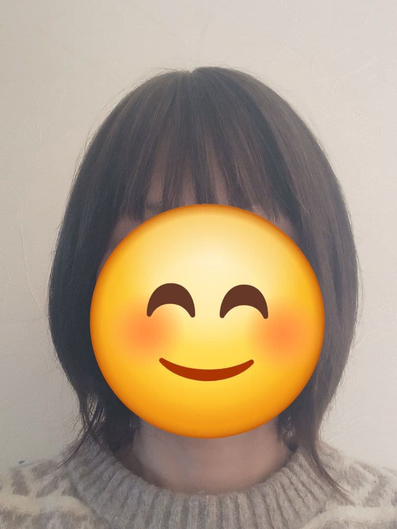 アクアドール　総手植え人毛MIX６分ウィッグ　リアルスキン　ナチュラルストレート