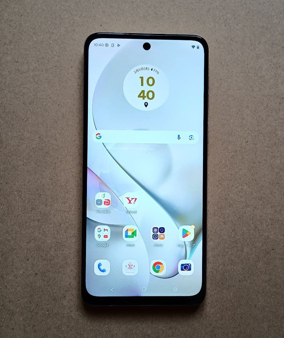 motorola moto g 64y 5G　ワイモバイル版　バニラクリーム