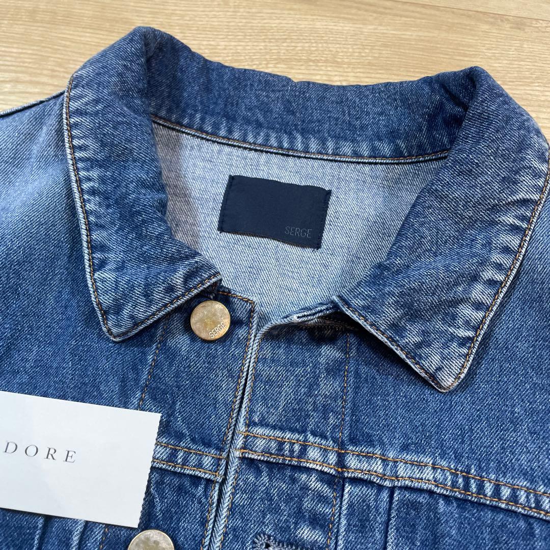 アドーア美品【SERGE】Gジャン インディゴ