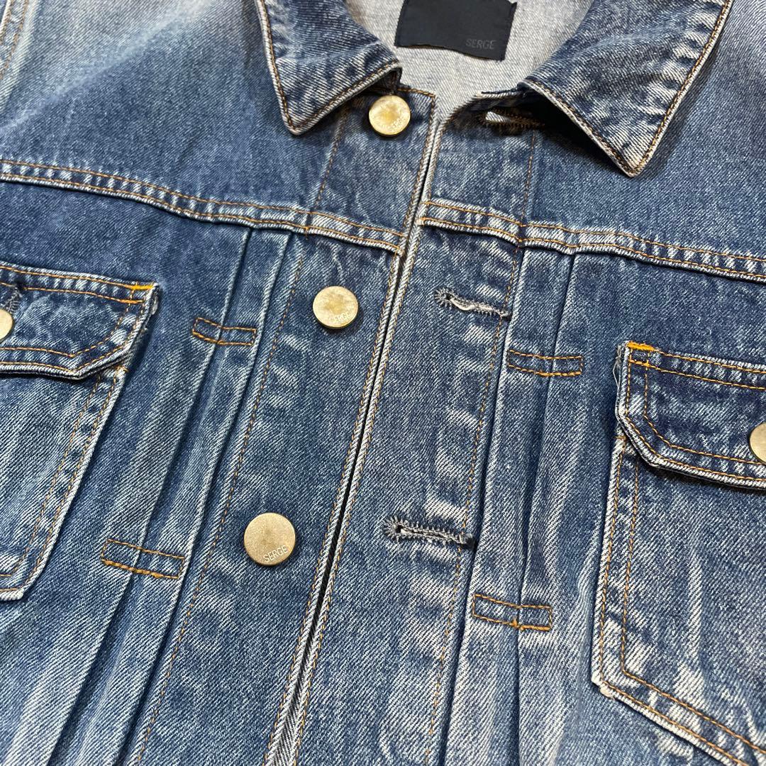 アドーア美品【SERGE】Gジャン インディゴ