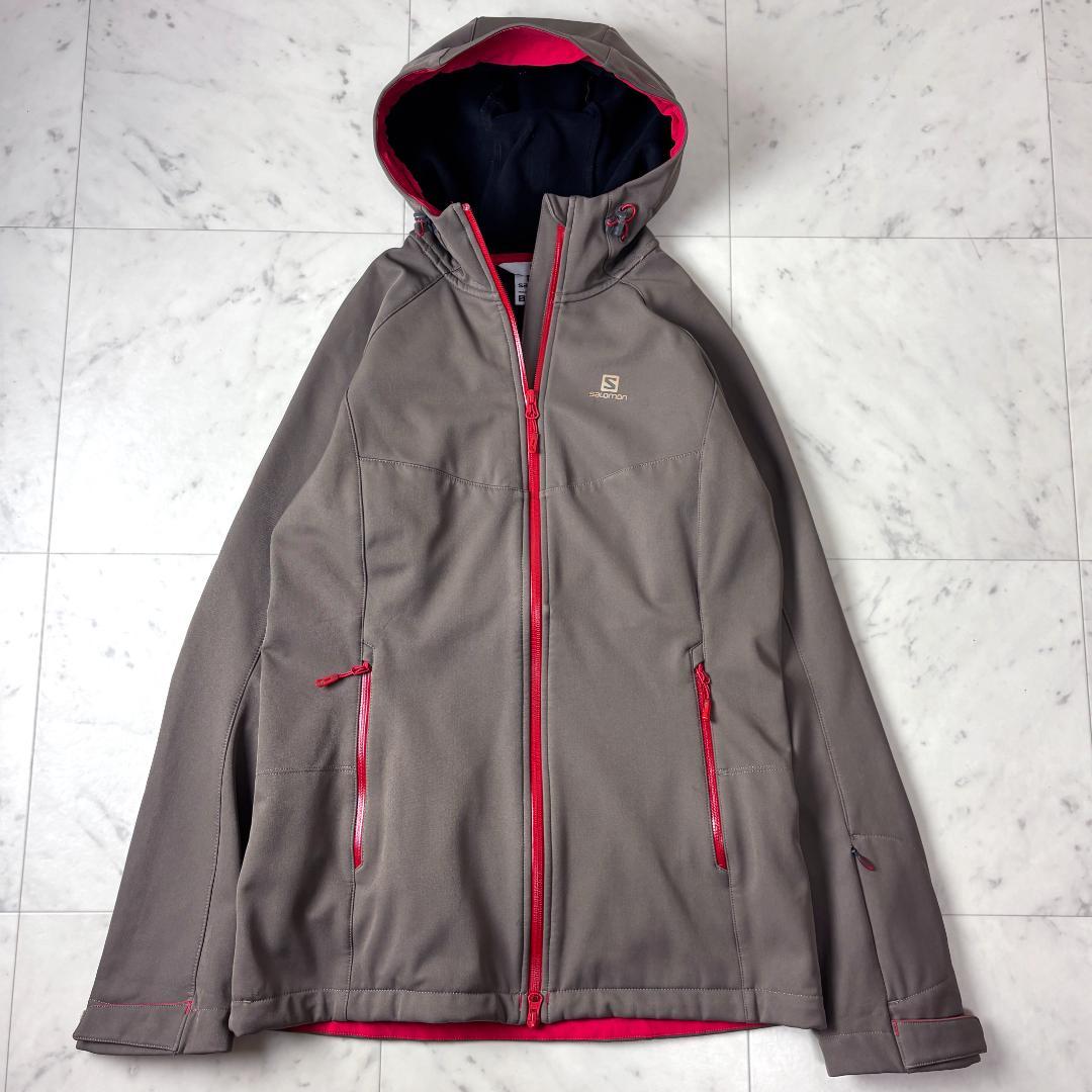 サロモン S スキーウェア スノーボードウェア レディース 茶 Salomon