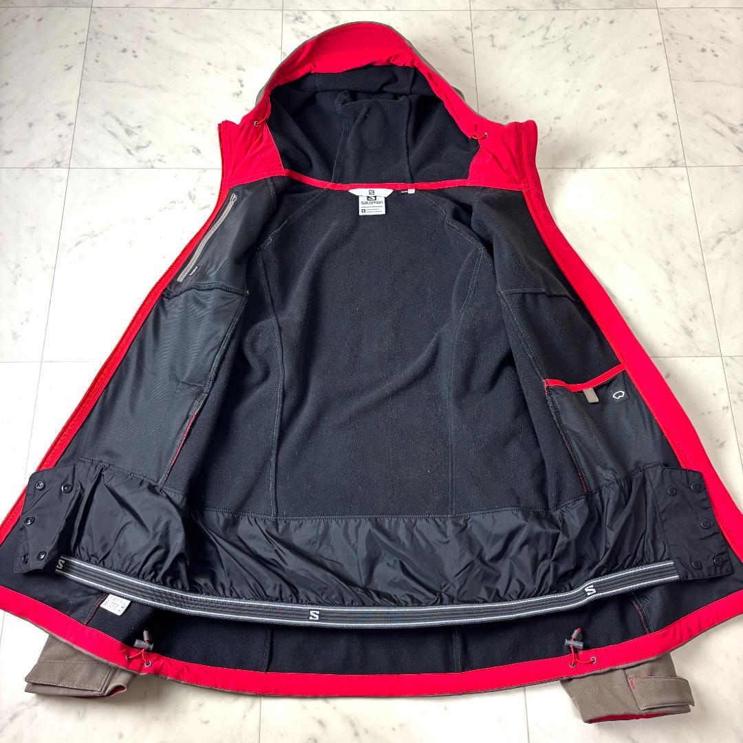 サロモン S スキーウェア スノーボードウェア レディース 茶 Salomon