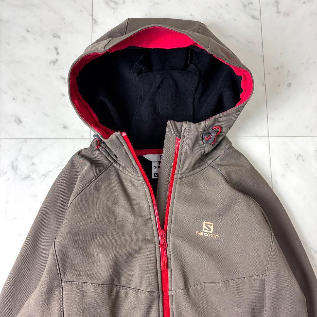 サロモン S スキーウェア スノーボードウェア レディース 茶 Salomon