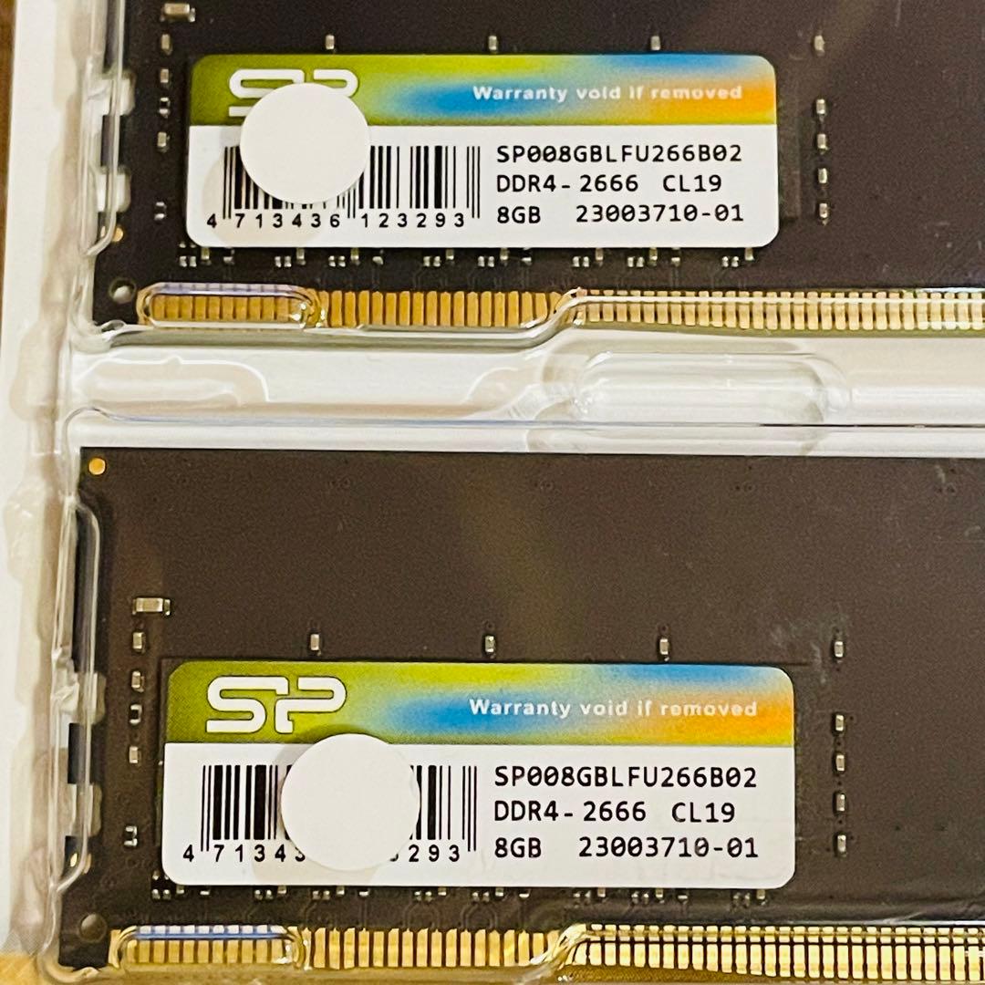 【新品未開封】DDR4 2666MHz 16GB(8GB×2)