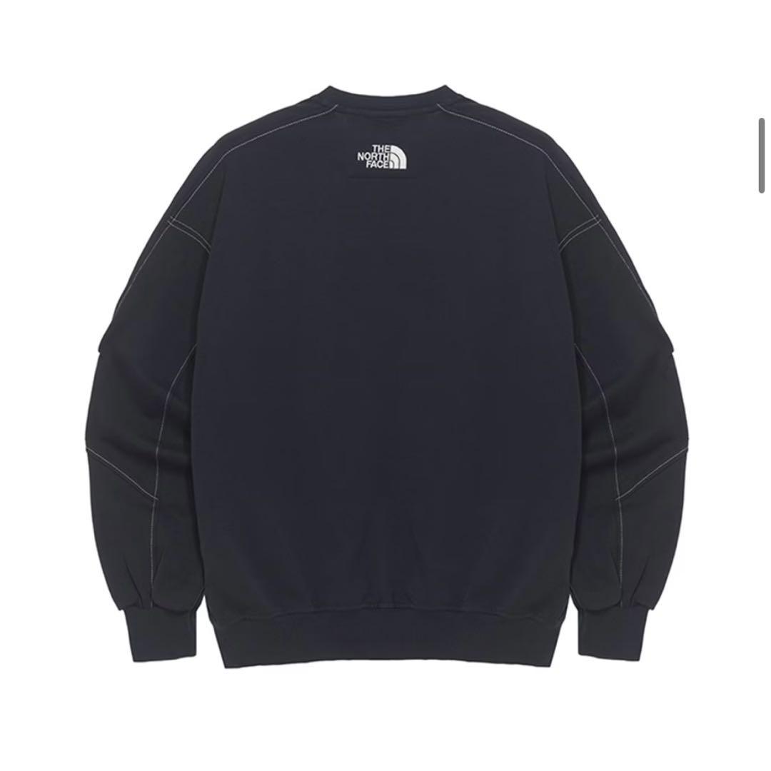 ザ・ノースフェイス ネイビー 新品タグ付き ステッチスウェットシャツ