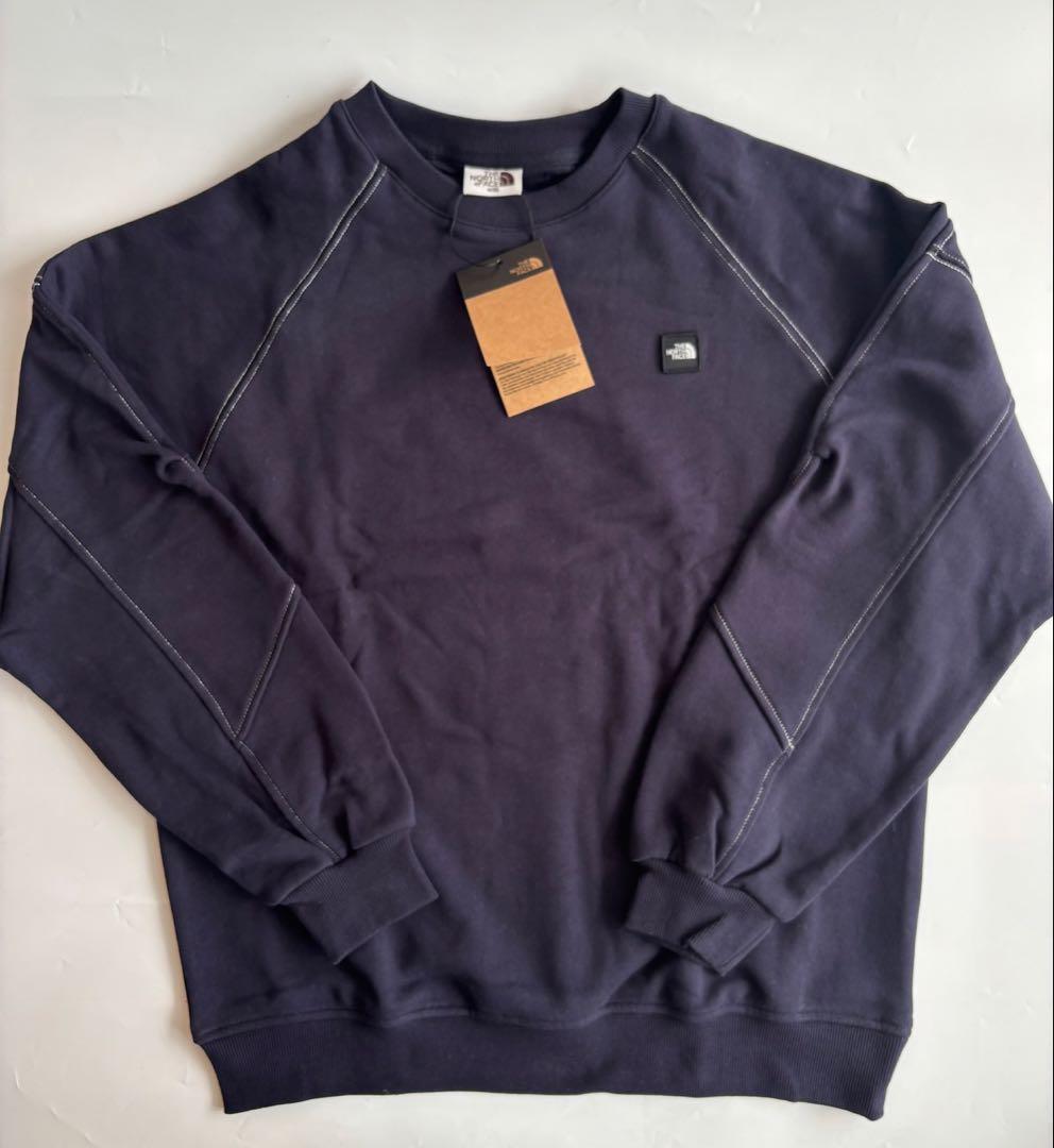 ザ・ノースフェイス ネイビー 新品タグ付き ステッチスウェットシャツ