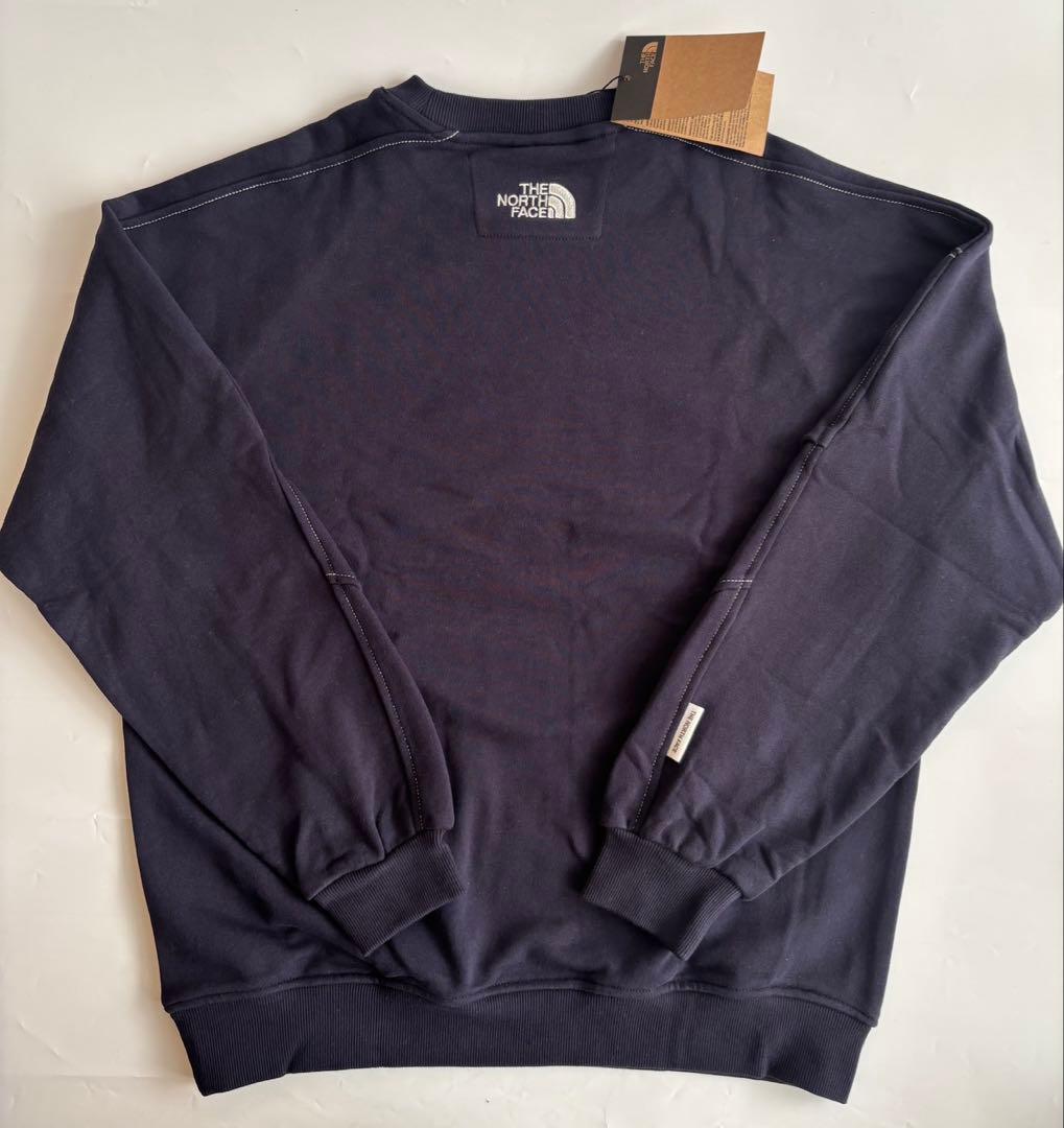 ザ・ノースフェイス ネイビー 新品タグ付き ステッチスウェットシャツ