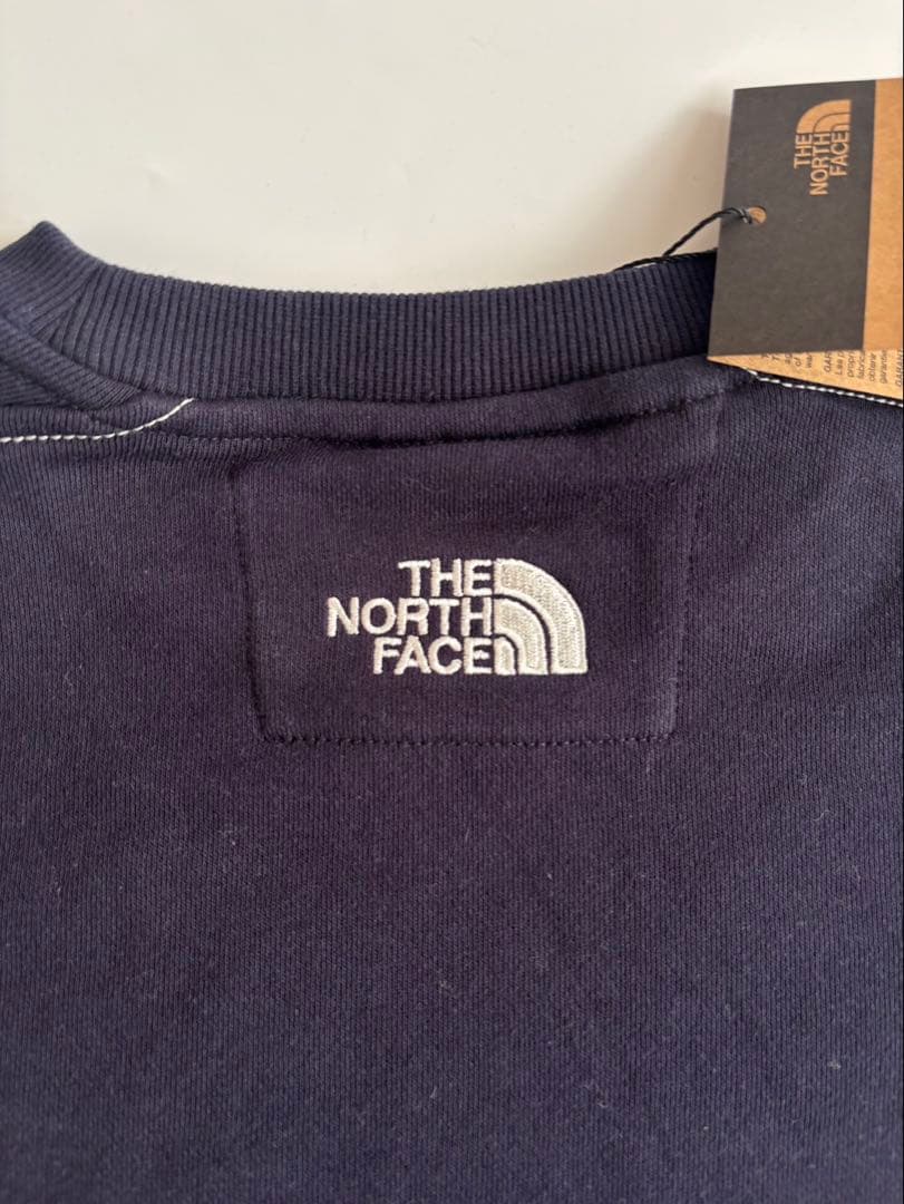 ザ・ノースフェイス ネイビー 新品タグ付き ステッチスウェットシャツ