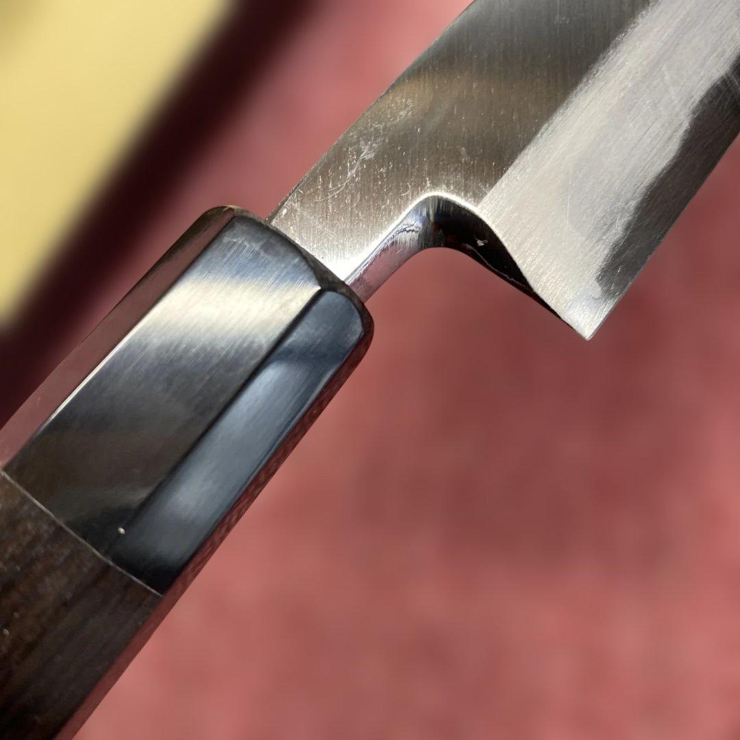 青二鋼　勘所切付柳刃包丁　300㎜ 尺0寸