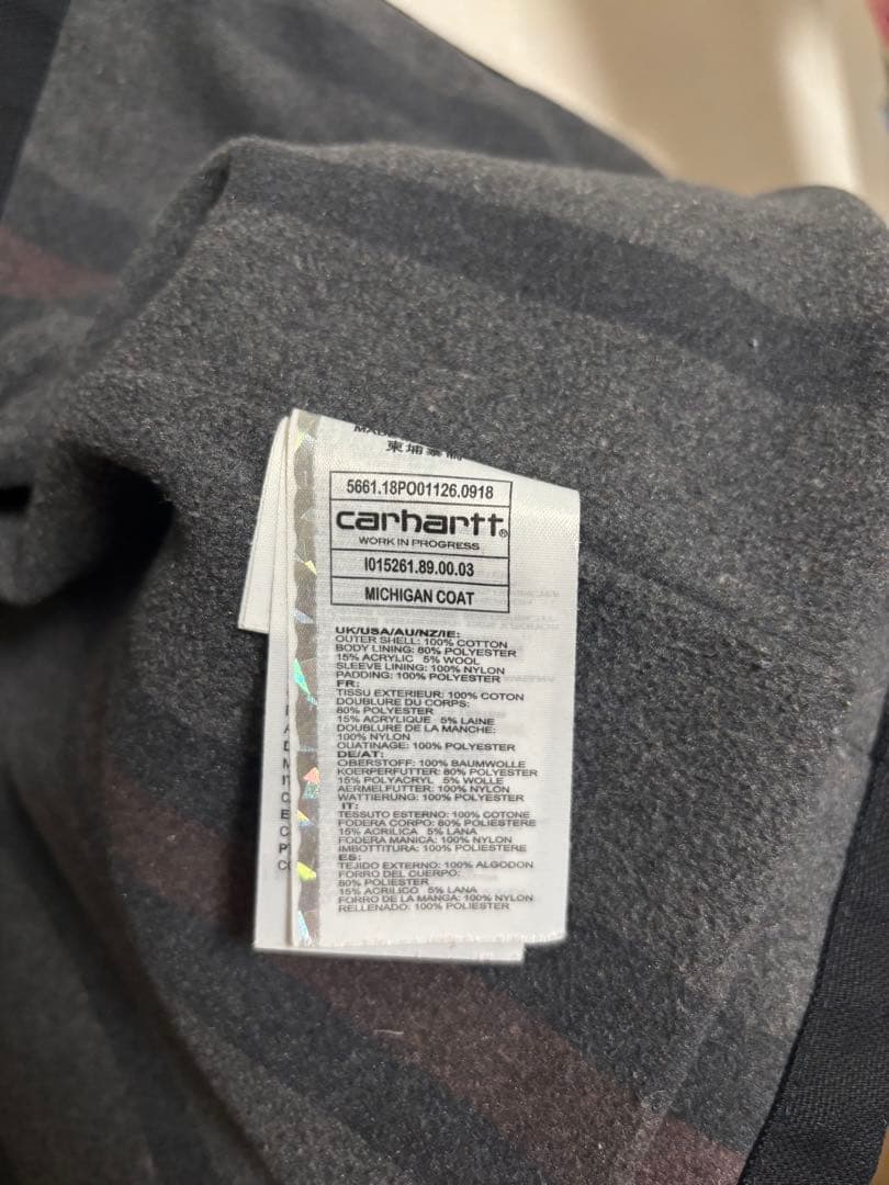 carhartt wipカーハート ミシガンコート