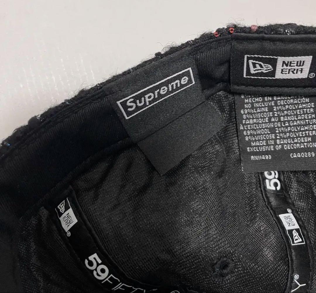 6*k様 Supreme Boucle Box Logo New Era 7 5