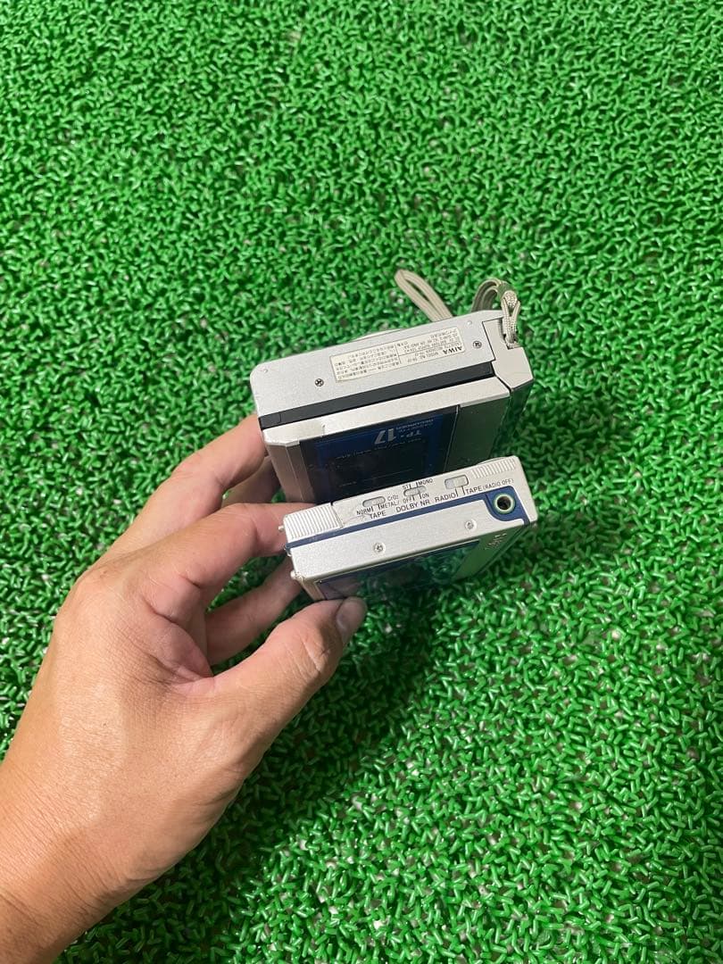 SONY、AIWA カセットプレーヤー　2点セット　(ジャンク品)