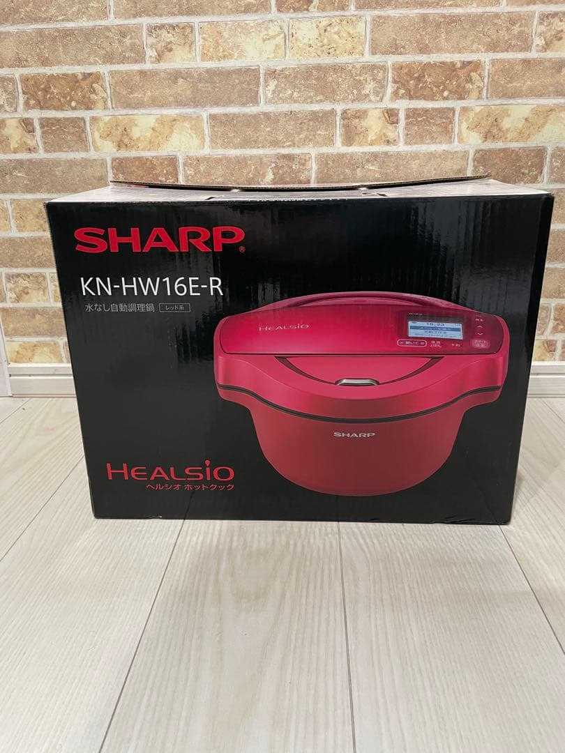 SHARP KN-HW16E-R 電気圧力鍋 レッド