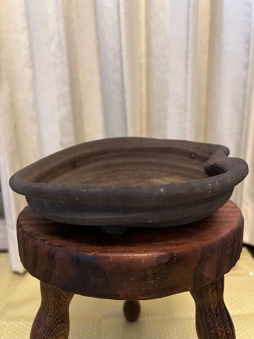 Lightsout様　リクエスト3点　盆栽鉢　鋲打ち太鼓鉢　落款あり