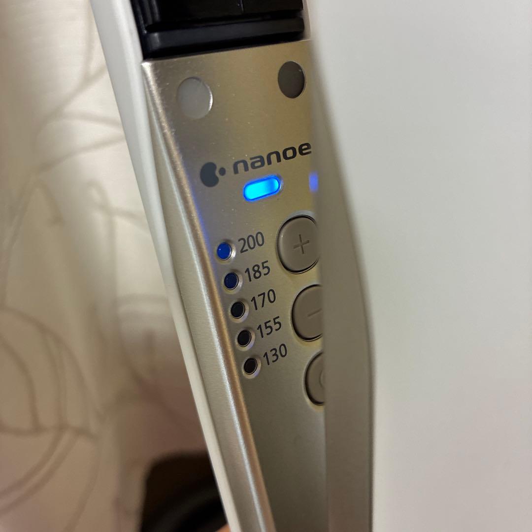 パナソニック　ストレートアイロン　ナノケア　EH-HSOJ-W