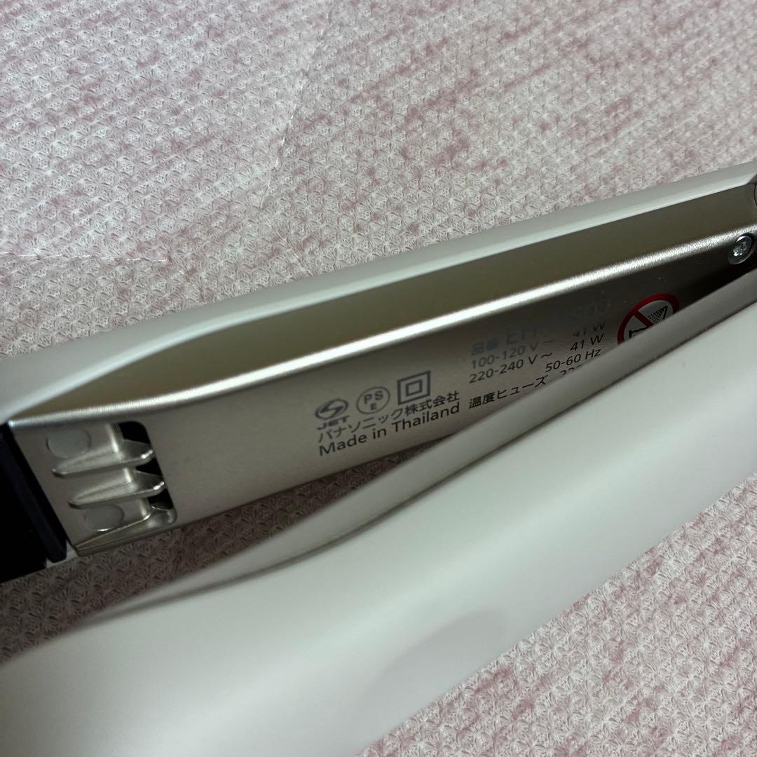 パナソニック　ストレートアイロン　ナノケア　EH-HSOJ-W