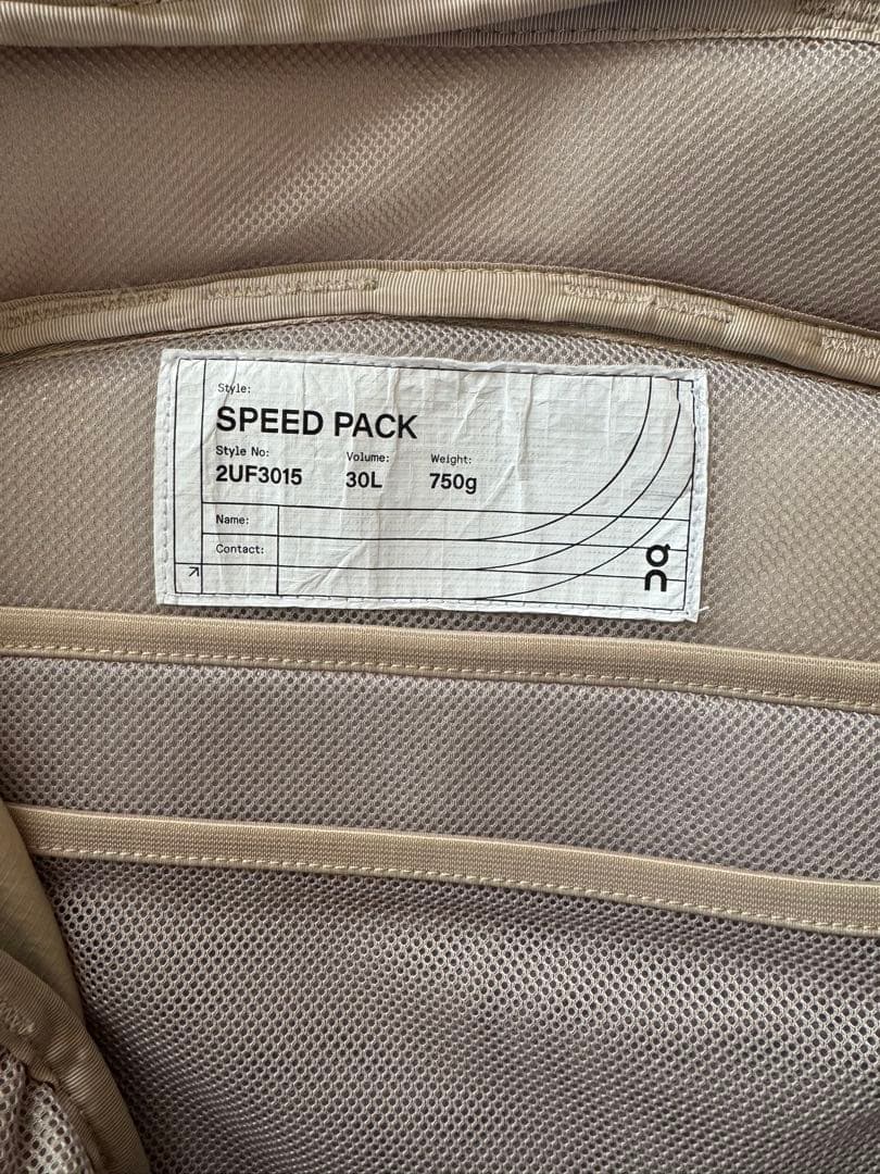 バッグ On Speed Pack 30L