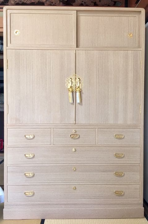 高級 府中家具 桐箪笥 総桐仕様 ★新品未使用★送料込