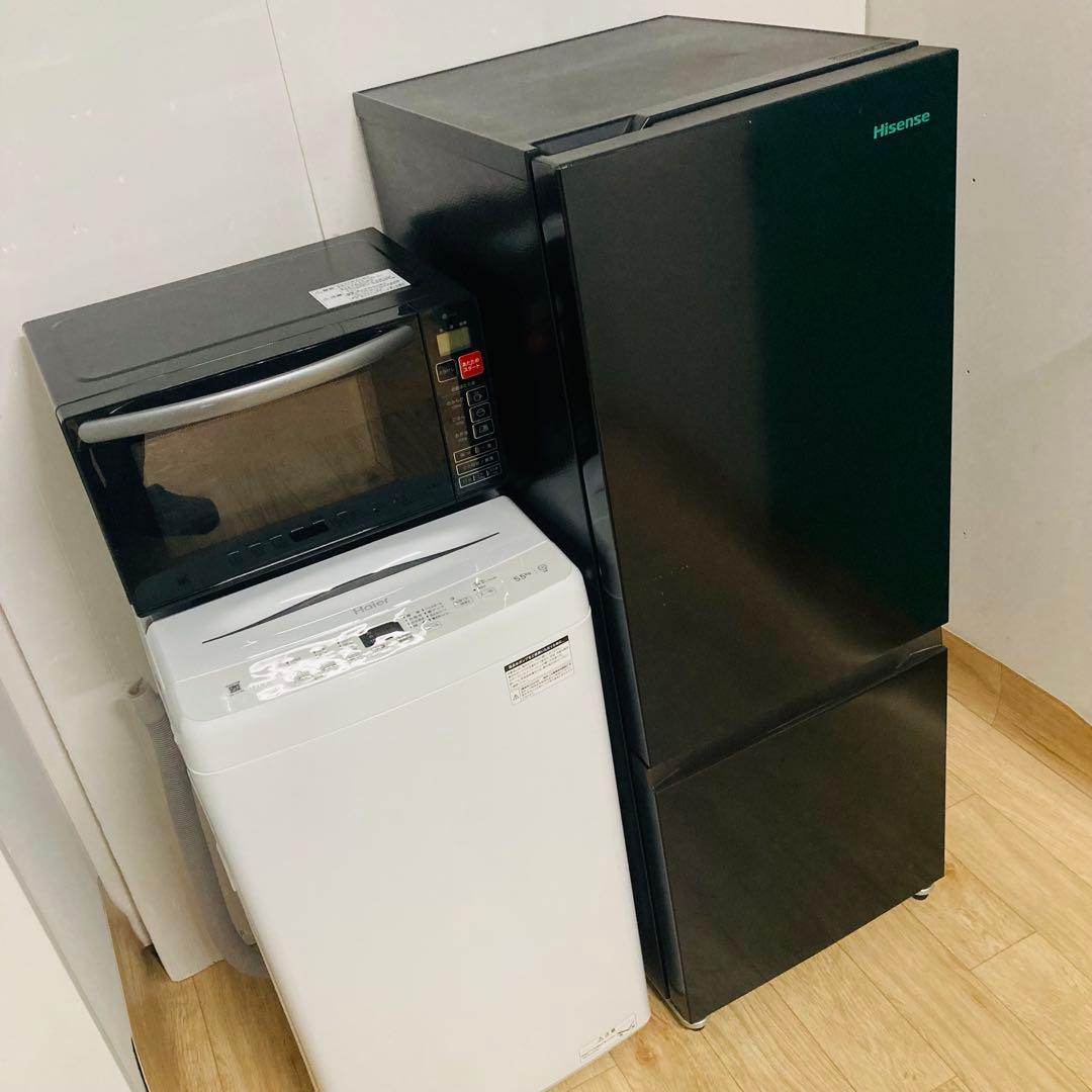 高年式高品質美品1人暮らし家電セット❗️大阪、大阪近郊配送と設置無料❗️F