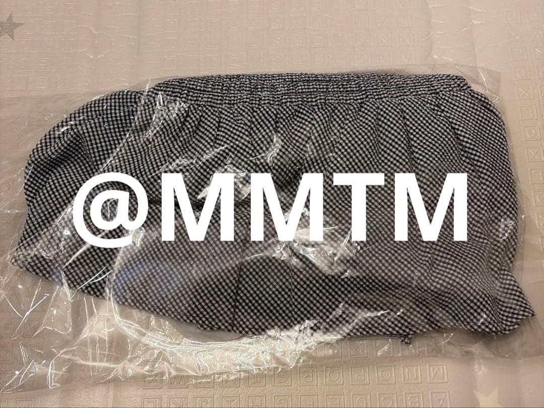 ANDMARY Betty shirring mini dress ブラック