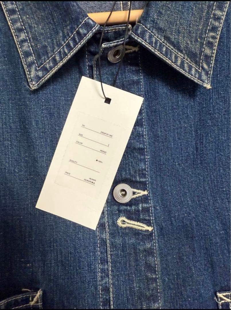 23ss a.presse アプレッセ デニム カバーオール ジャケット 3
