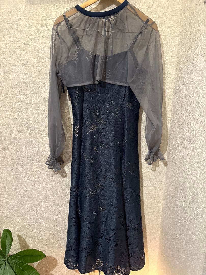 3wayシフォンボレロ&レースキャミドレス / Mサイズ