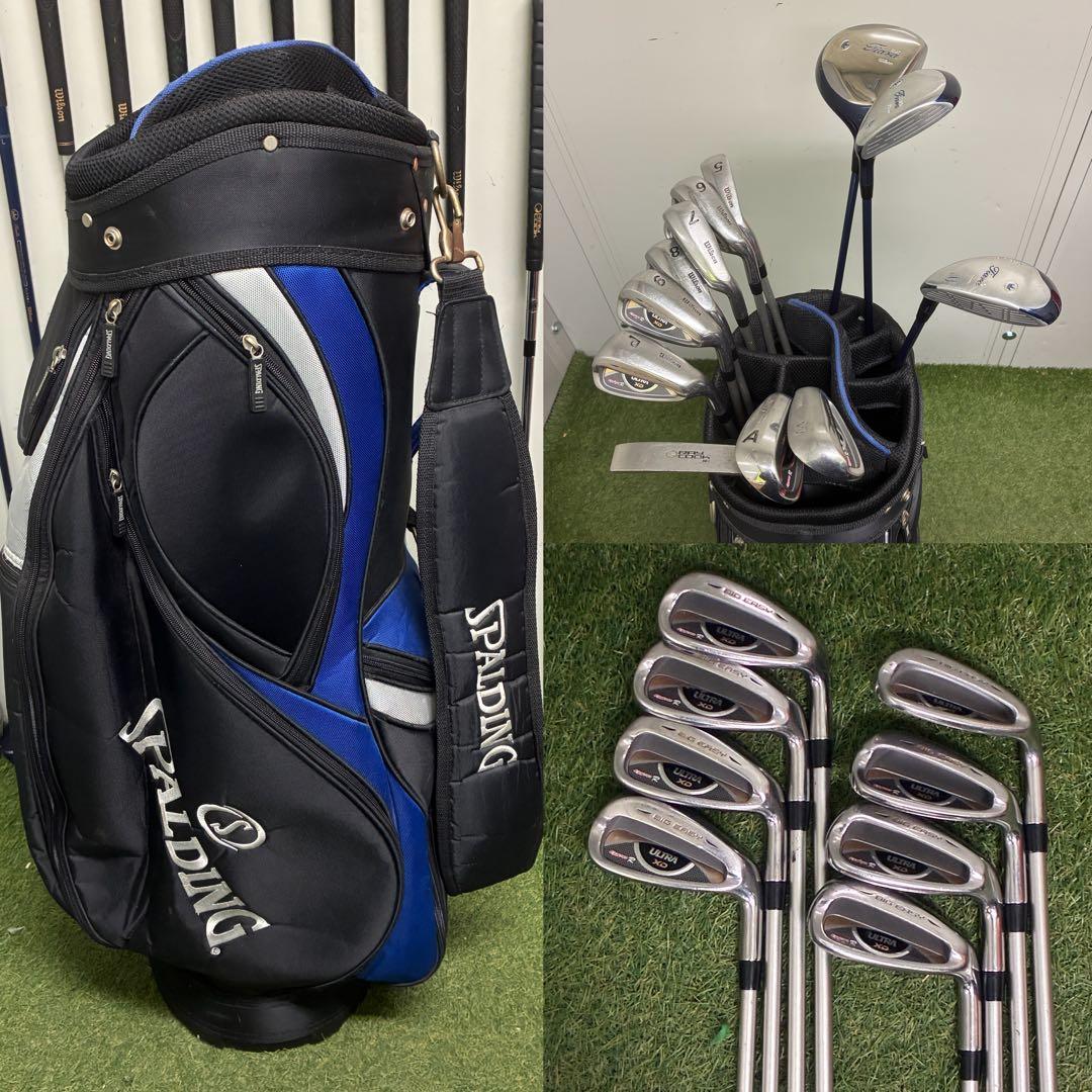 レディースゴルフクラブセット【Wilson】【SPALDIND】ヘッドカバー付