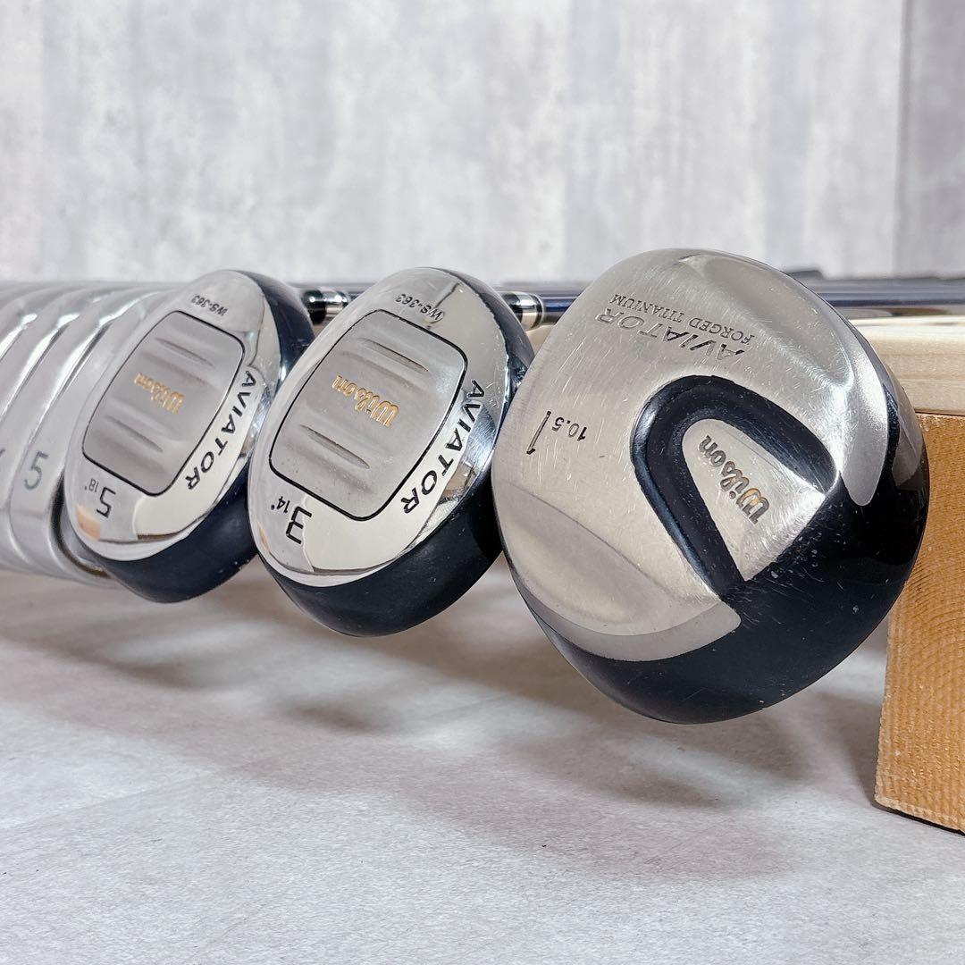 T131 Wilson ゴルフクラブ メンズ フルセット 12点 フレックスS