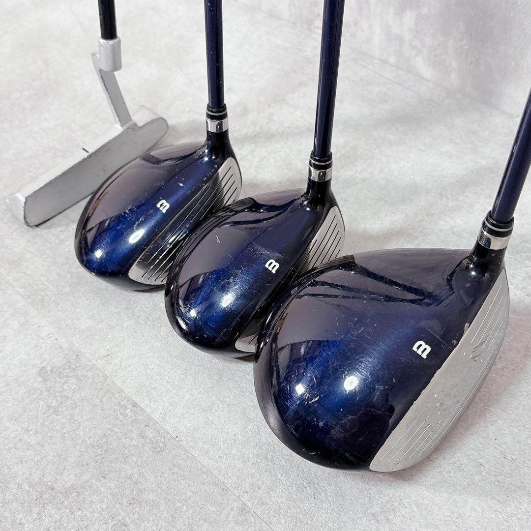 T131 Wilson ゴルフクラブ メンズ フルセット 12点 フレックスS