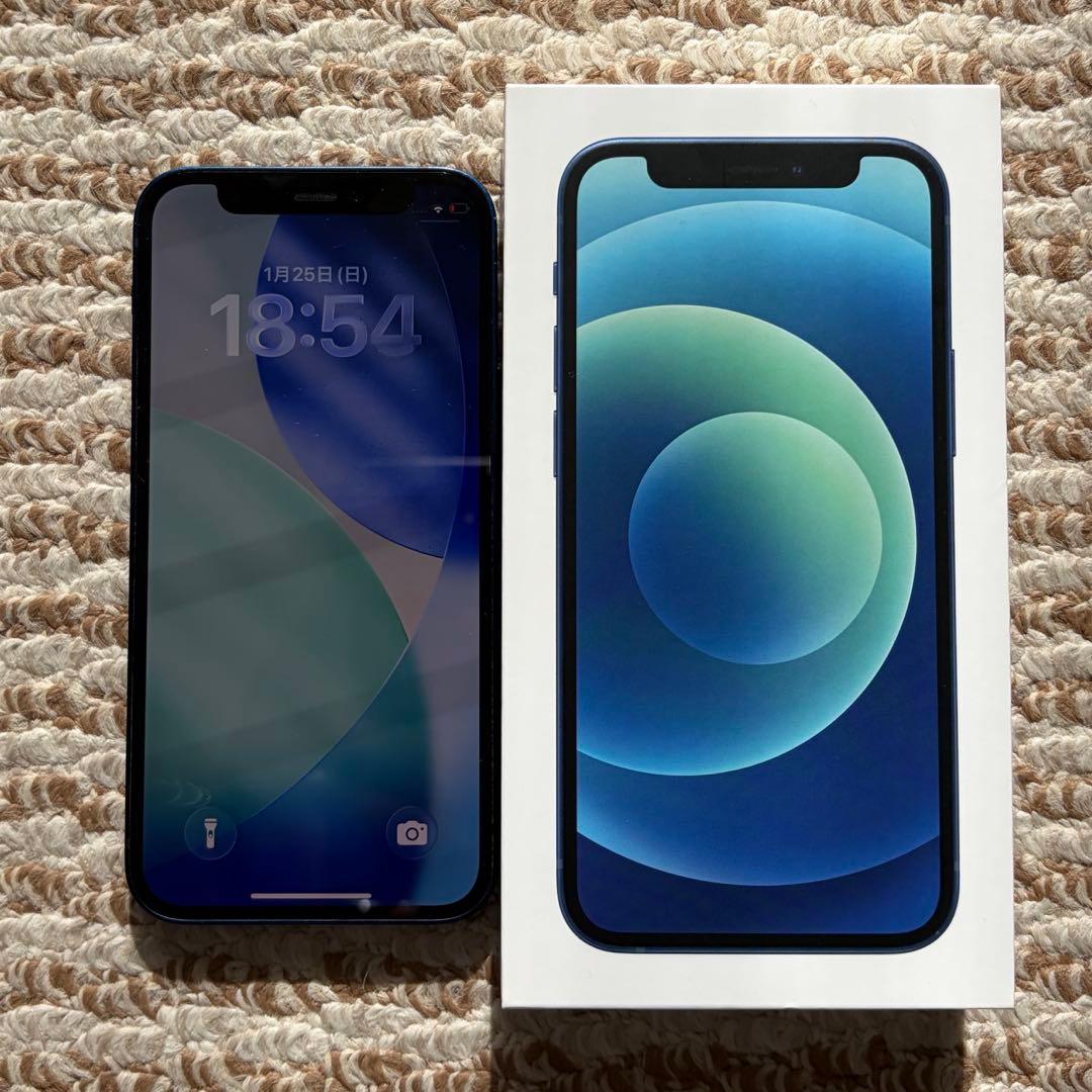 Apple iPhone 12 mini 64GB ブルー元箱付き<最終値下げ>