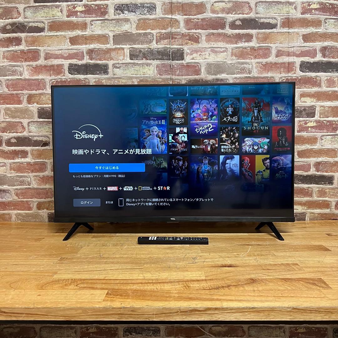 TCL 40V型 液晶テレビ Android TV 40S5200B 動画アプリ