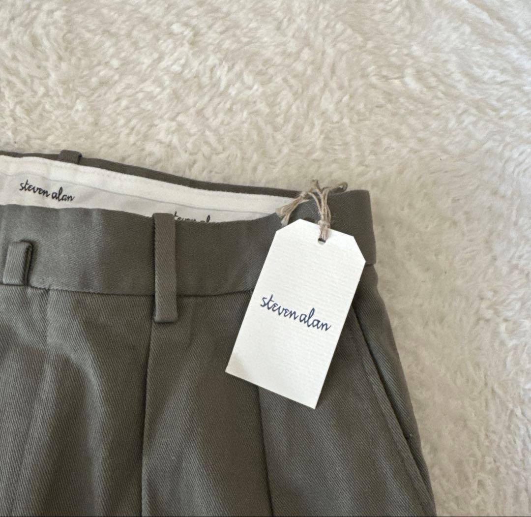 ＜Steven Alan＞ ドリル インツープリーツ ドレス トラウザーズ