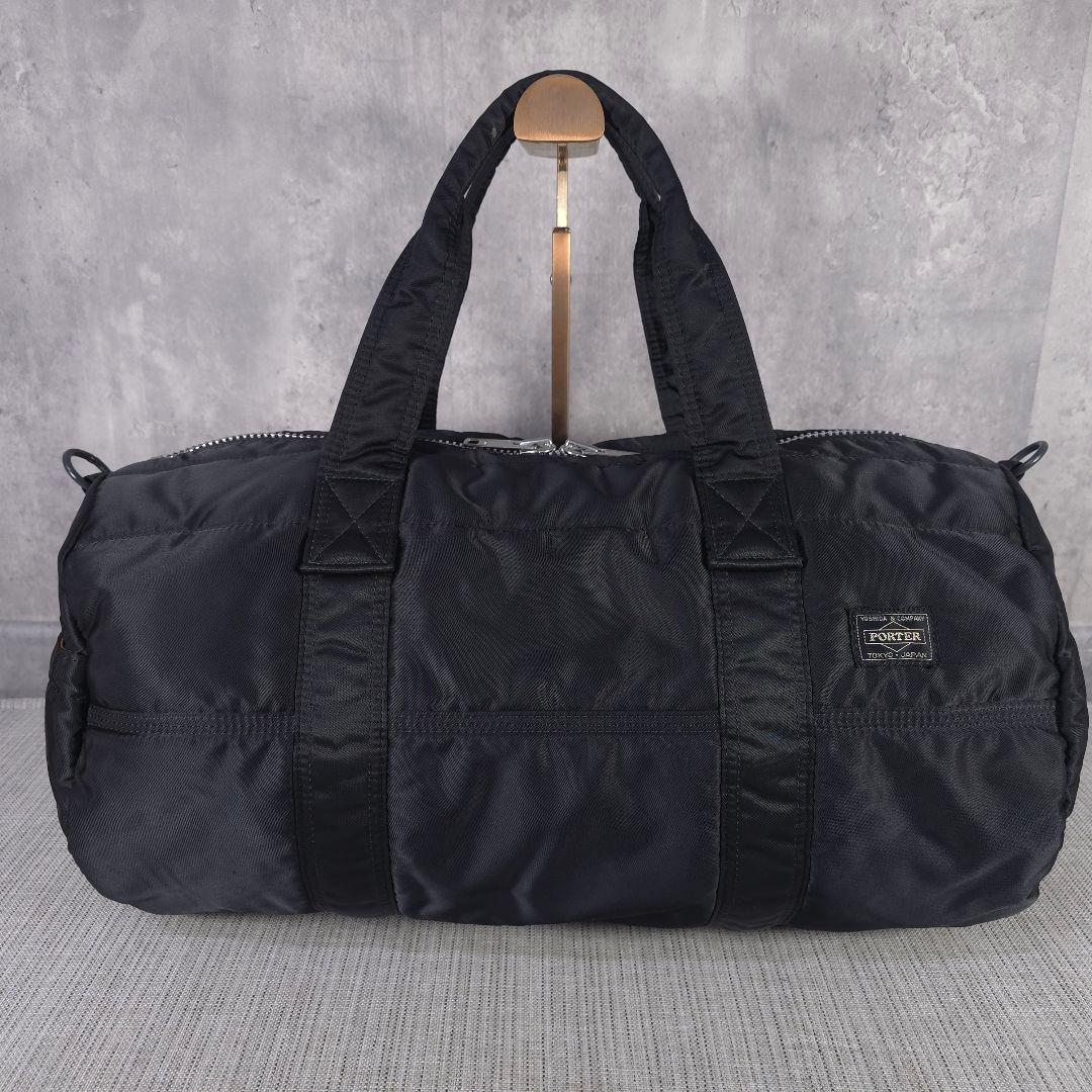 超美品　PORTER　タンカー　2way　ダッフルバッグ　ボストンバッグ　M　黒