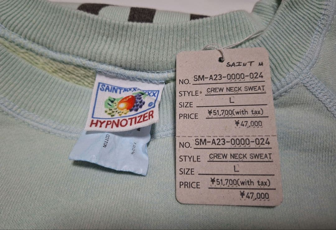 ★SAINT MICHAELセントマイケルJESUS CREWNECKスウェット