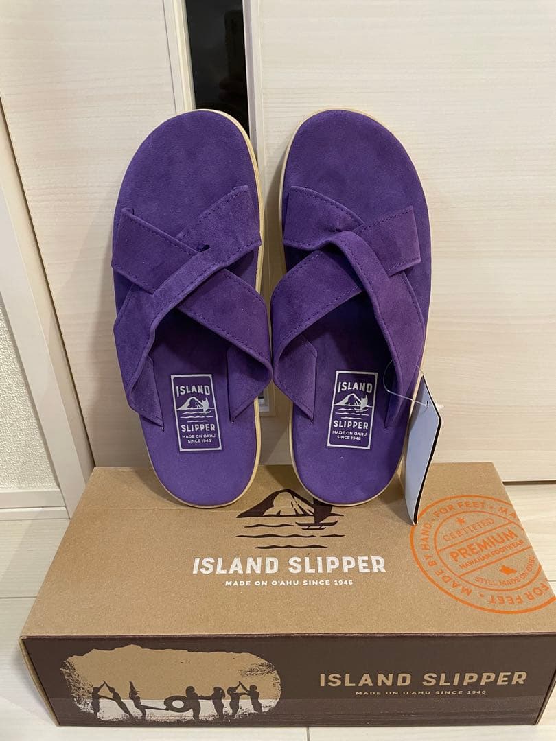※値下げ中※【新品】 SLIPPER スエードサンダル パープル