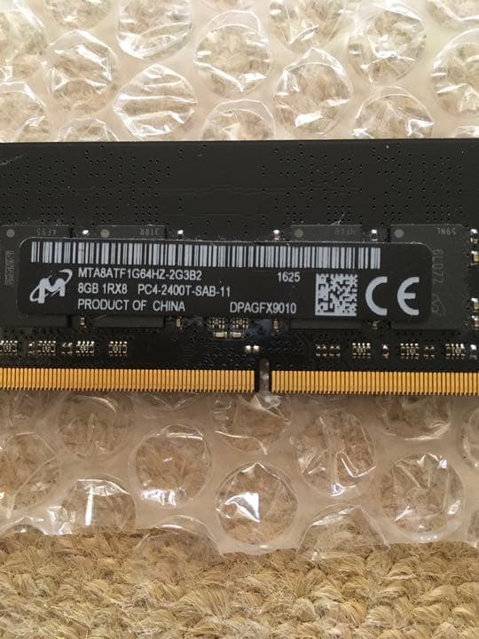 DDR4メモリ8GB✖️2 pc4-2400T