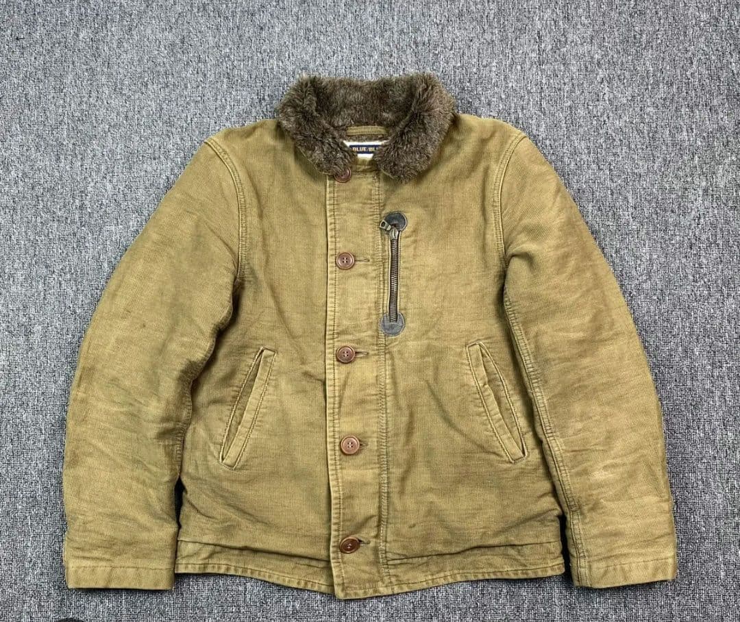 BLUE BLUE N-1 ジャーマンクロス デッキジャケット ミリタリー 2