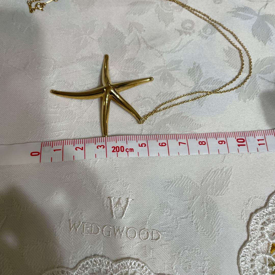 ティファニー　k18 750 スタフィッシュ　ネックレス