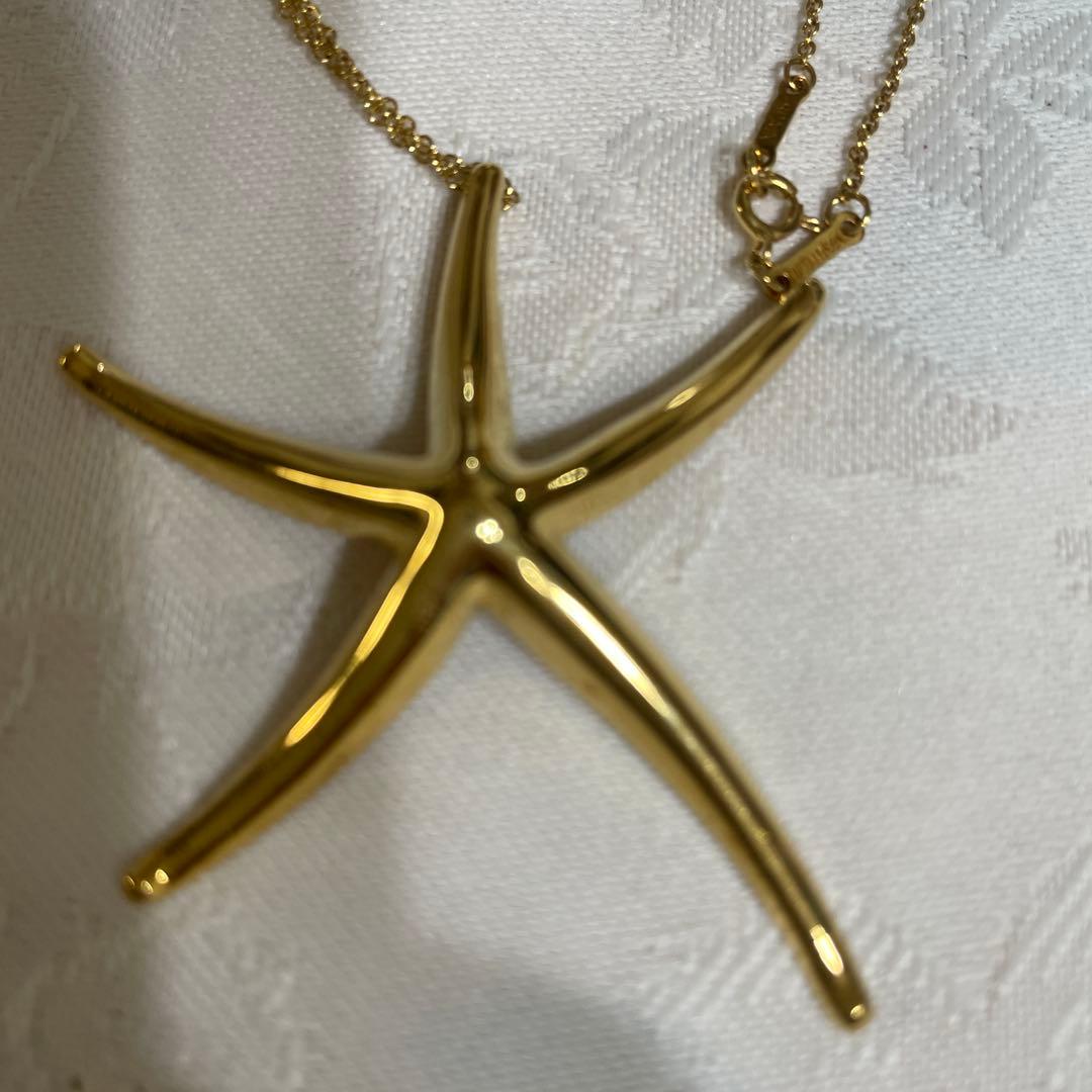 ティファニー　k18 750 スタフィッシュ　ネックレス