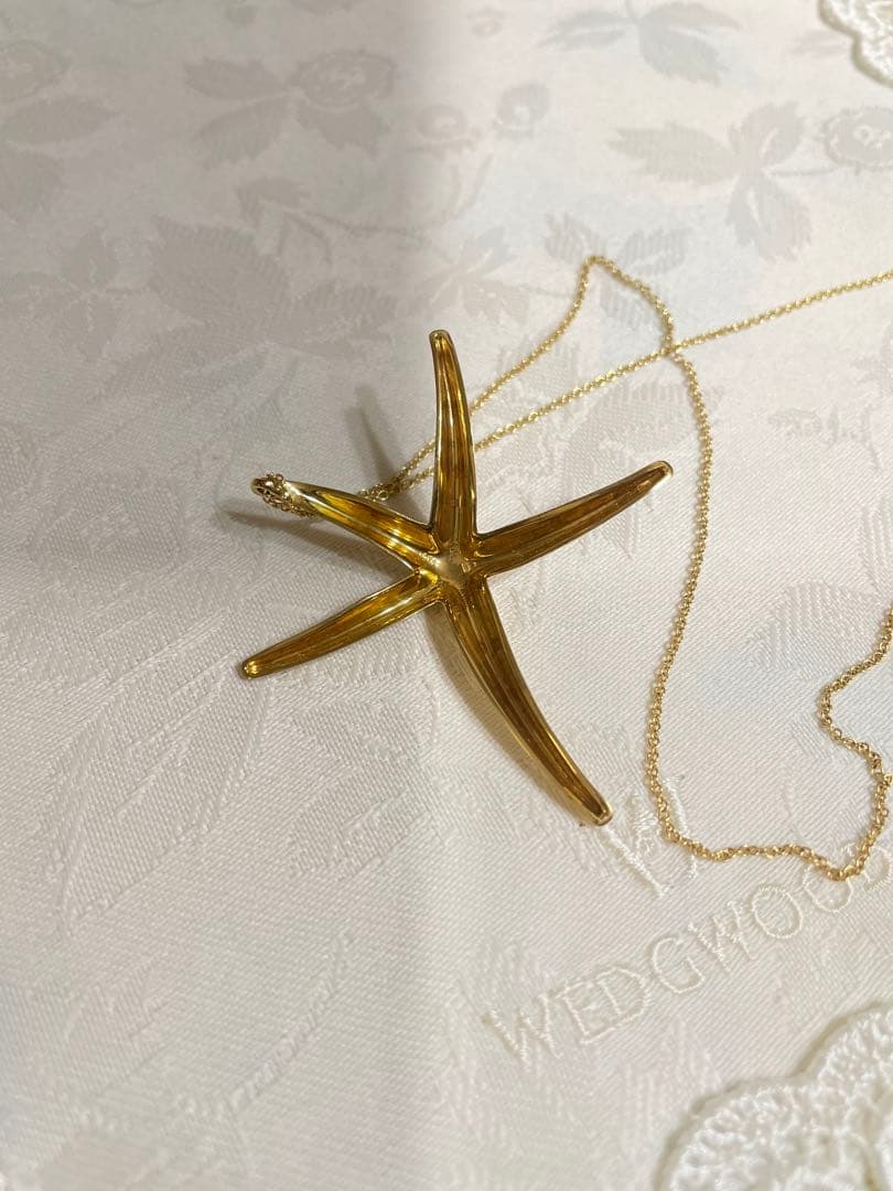 ティファニー　k18 750 スタフィッシュ　ネックレス