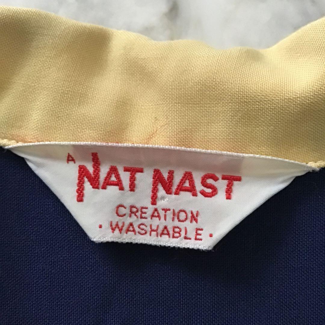 50s～60s NAT NAST ボーリングシャツ オリジナル