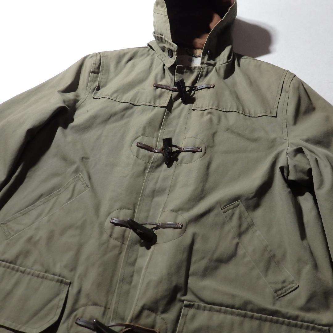 希少 英国製 Aquascutum ダッフルコート 38 オリーブ