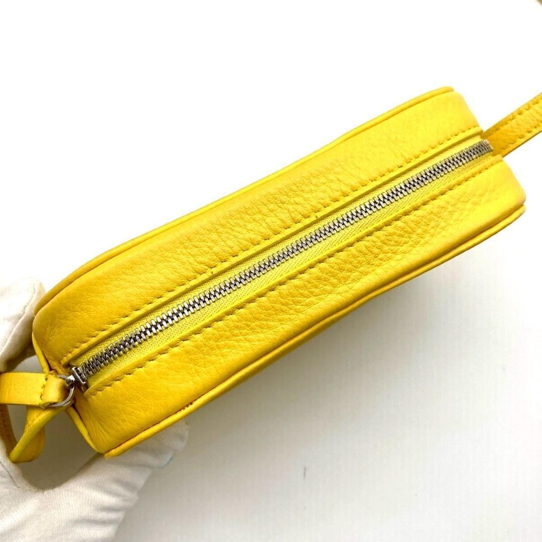 バレンシアガ エブリデイ イエロー カメラバッグ カメラポーチ 71101