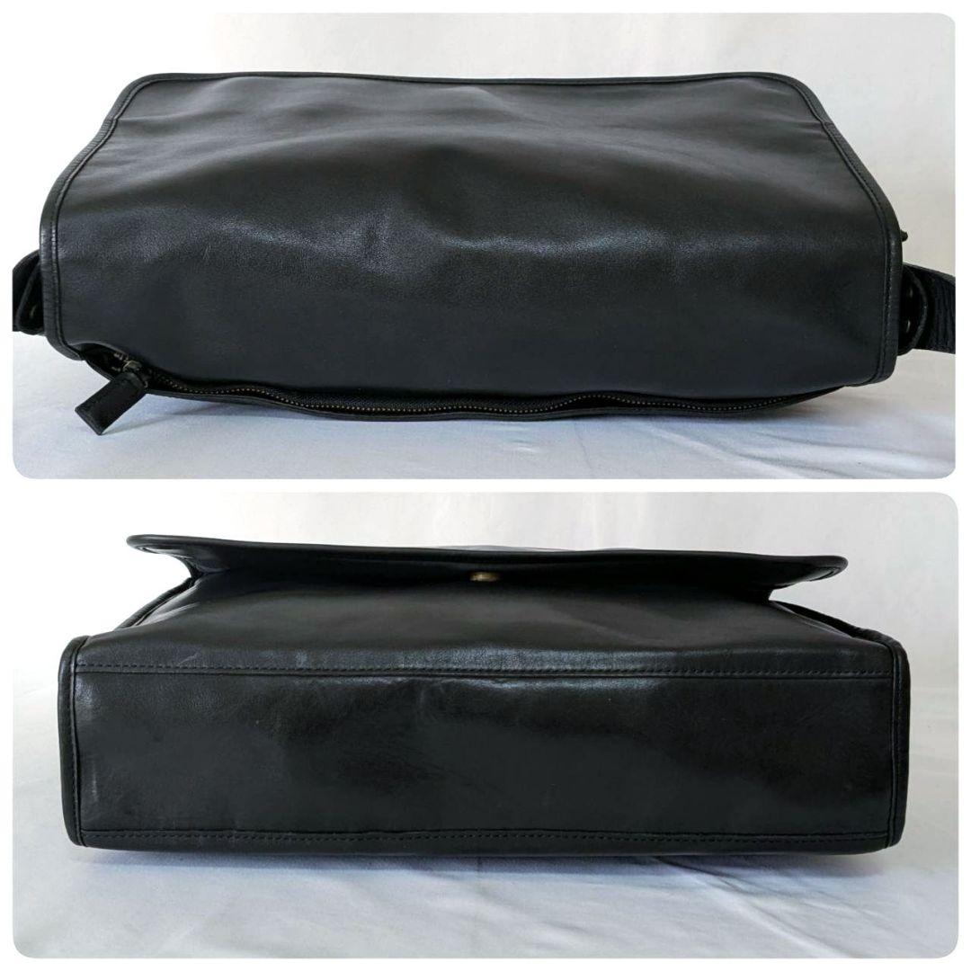 SOMES SADDLE ショルダーバッグ メッセンジャーバッグ 本革 ブラック