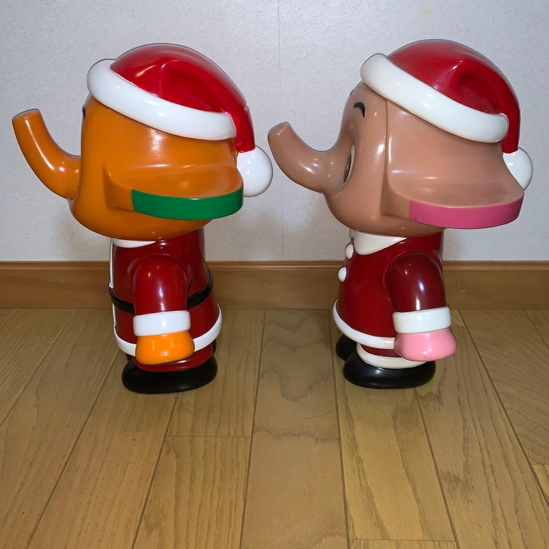 本日限り値下げ早い者勝ち！サトちゃんサトコちゃん　30cm巨大サンタ貯金箱