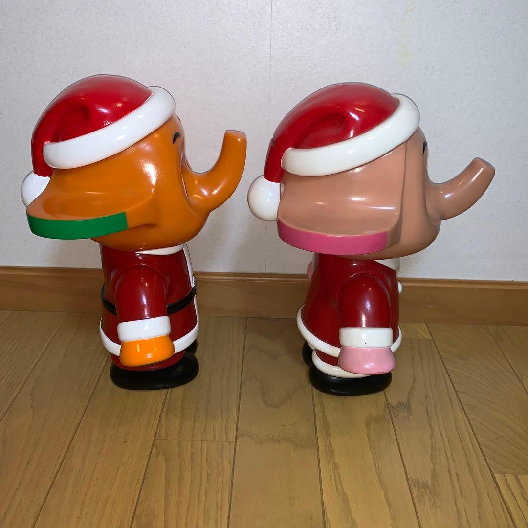 本日限り値下げ早い者勝ち！サトちゃんサトコちゃん　30cm巨大サンタ貯金箱