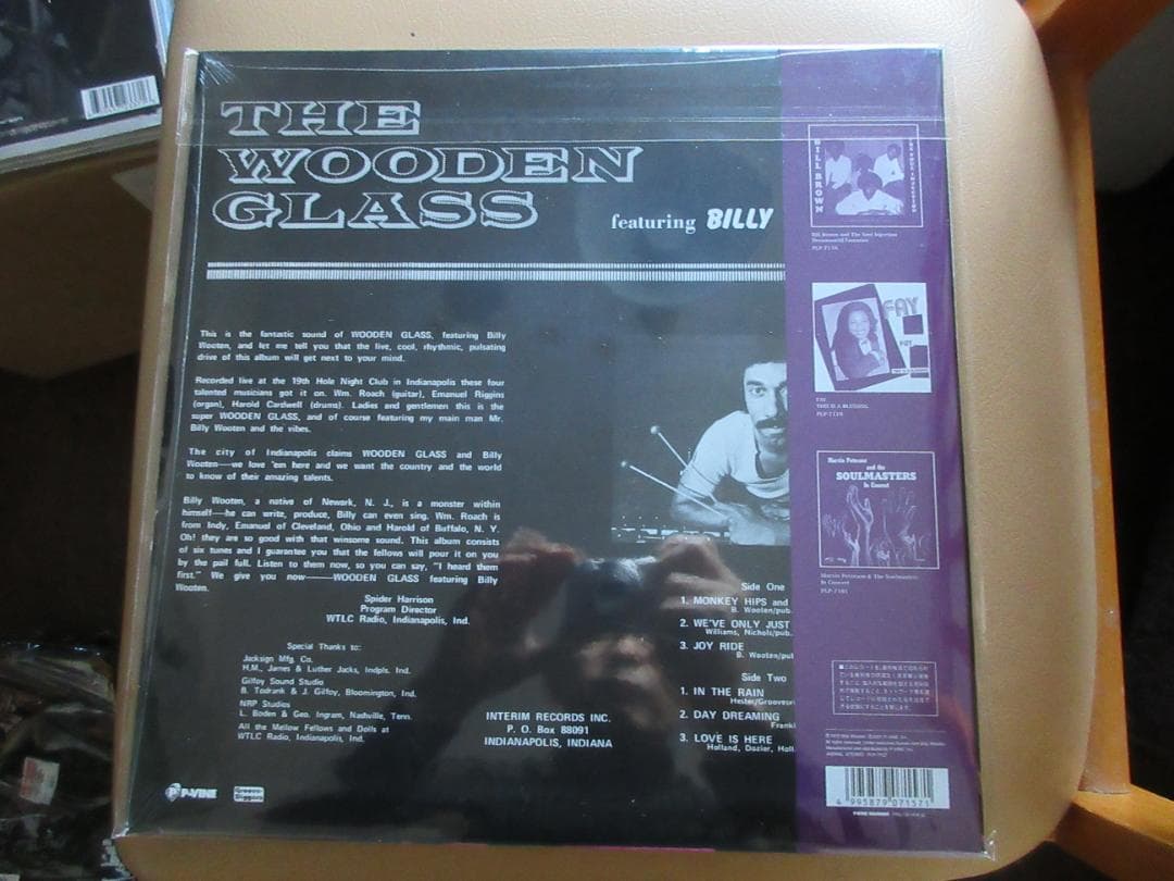 新品LP WOODEN GLASS BILLY WOOTEN